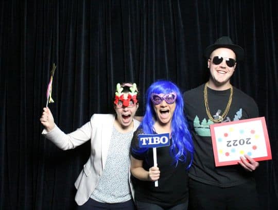 TIBO fiesta de navidad empleado photobooth